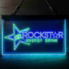 Rockstar US Beverages Star LED Sign Home Bar Decor