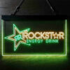 Rockstar US Beverages Star LED Sign Home Bar Decor