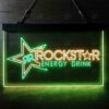 Rockstar US Beverages Star LED Sign Home Bar Decor