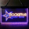 Rockstar US Beverages Star LED Sign Home Bar Decor