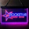 Rockstar US Beverages Star LED Sign Home Bar Decor