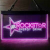 Rockstar US Beverages Star LED Sign Home Bar Decor