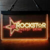 Rockstar US Beverages Star LED Sign Home Bar Decor