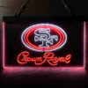 San Francisco 49ers Crown Royal LED Sign Man Cave Home Bar Pub Decor