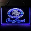 San Francisco 49ers Crown Royal LED Sign Man Cave Home Bar Pub Decor