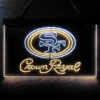 San Francisco 49ers Crown Royal LED Sign Man Cave Home Bar Pub Decor