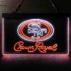 San Francisco 49ers Crown Royal LED Sign Man Cave Home Bar Pub Decor