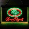 San Francisco 49ers Crown Royal LED Sign Man Cave Home Bar Pub Decor