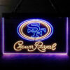 San Francisco 49ers Crown Royal LED Sign Man Cave Home Bar Pub Decor