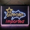 Sapporo 3-Color LED Sign Man Cave Home Bar Pub Decor