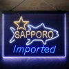 Sapporo 3-Color LED Sign Man Cave Home Bar Pub Decor