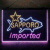 Sapporo 3-Color LED Sign Man Cave Home Bar Pub Decor