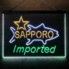 Sapporo 3-Color LED Sign Man Cave Home Bar Pub Decor