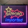 Sapporo 3-Color LED Sign Man Cave Home Bar Pub Decor