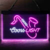 Saxophone Coors Lite LED Sign Man Cave Home Bar Pub Decor