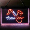 Saxophone Coors Lite LED Sign Man Cave Home Bar Pub Decor