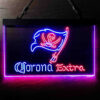 Seattle Seahawks Corona Extra LED Sign Man Cave Home Bar Pub Decor