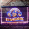 St. Paul Girl Bar Man Cave LED Sign Man Cave Decor