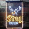 Stag Deer Head LED Sign Man Cave Home Bar Pub Decor