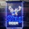 Stag Deer Head LED Sign Man Cave Home Bar Pub Decor