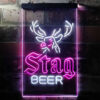 Stag Deer Head LED Sign Man Cave Home Bar Pub Decor