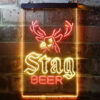 Stag Deer Head LED Sign Man Cave Home Bar Pub Decor