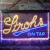 Strohs On Tap LED Sign Man Cave Home Bar Pub Decor