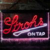 Strohs On Tap LED Sign Man Cave Home Bar Pub Decor