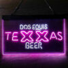 Texas Dos Equis LED Sign Home Bar Decor