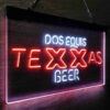 Texas Dos Equis LED Sign Home Bar Decor