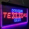 Texas Dos Equis LED Sign Home Bar Decor