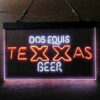 Texas Dos Equis LED Sign Home Bar Decor