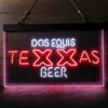 Texas Dos Equis LED Sign Home Bar Decor