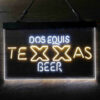 Texas Dos Equis LED Sign Home Bar Decor