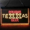 Texas Dos Equis LED Sign Home Bar Decor