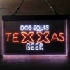 Texas Dos Equis LED Sign Home Bar Decor