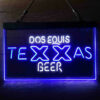 Texas Dos Equis LED Sign Home Bar Decor