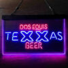 Texas Dos Equis LED Sign Home Bar Decor