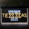 Texas Dos Equis LED Sign Home Bar Decor