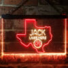 Texas Jack Daniel's Home Bar Neon Light LED Sign Man Cave Decor