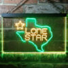 Texas Lone Star LED Sign Man Cave Home Bar Pub Decor