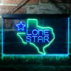 Texas Lone Star LED Sign Man Cave Home Bar Pub Decor