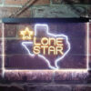 Texas Lone Star LED Sign Man Cave Home Bar Pub Decor