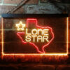 Texas Lone Star LED Sign Man Cave Home Bar Pub Decor