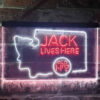 Washington Jack Daniel LED Sign Man Cave Home Bar Pub Decor