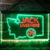 Washington Jack Daniel LED Sign Man Cave Home Bar Pub Decor