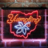 Yuengling Ohio State Buckeye 3-Color LED Sign Man Cave Home Bar Pub Decor