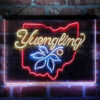 Yuengling Ohio State Buckeye 3-Color LED Sign Man Cave Home Bar Pub Decor