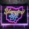 Yuengling Ohio State Buckeye 3-Color LED Sign Man Cave Home Bar Pub Decor