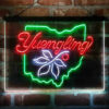 Yuengling Ohio State Buckeye 3-Color LED Sign Man Cave Home Bar Pub Decor